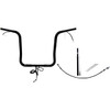 FAT Baggers INC. #912516-B - EZ Install Wired 1-1/4" Round Top Handlebar Kit - 16" - Black