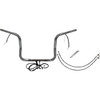 FAT Baggers INC. #902512 - EZ Install Wired 1-1/4" Round Top Handlebar Kit - 12" - Chrome