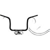FAT Baggers INC. #902512-B - EZ Install Wired 1-1/4" Round Top Handlebar Kit - 12" - Black