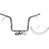 FAT Baggers INC. #802514 - EZ Install Wired 1-1/2" Round Top Handlebar Kit - 14" - Chrome