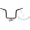 FAT Baggers INC. #802514-B - EZ Install Wired 1-1/2" Round Top Handlebar Kit - 14" - Black