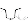 FAT Baggers INC. #812416-B - EZ Install Wired 1-1/2" Round Top Handlebar Kit - 16" - Black