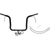 FAT Baggers INC. #801514-B - EZ Install Wired 1-1/2" Round Top Handlebar Kit - 14" - Black