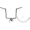 FAT Baggers INC. #702216 - EZ Install Wired 1-1/4" Flat Top Handlebar Kit - 16" - Chrome