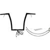 FAT Baggers INC. #702916-B - EZ Install Wired 1-1/4" Flat Top Handlebar Kit - 16" - Black