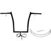 FAT Baggers INC. #902916-B - EZ Install Wired 1-1/4" Pointed Top Handlebar Kit - 16" - Black