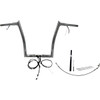 FAT Baggers INC. #912914 - EZ Install Wired 1-1/4" Pointed Top Handlebar Kit - 14" - Chrome