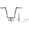 FAT Baggers INC. #912916 - EZ Install Wired 1-1/4" Pointed Top Handlebar Kit - 16" - Chrome