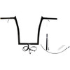 FAT Baggers INC. #912916-B - EZ Install Wired 1-1/4" Pointed Top Handlebar Kit - 16" - Black