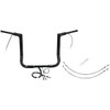 FAT Baggers INC. #601214-B - EZ Install Wired 1-1/2" Flat Top Handlebar Kit - 14" - Black