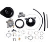 S&S Cycle #110-0146 - Super E Carburetor with Stealth Air Cleaner Kit - Gloss Black - Evolution Big Twin
