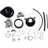 S&S Cycle #110-0148 - Super G Carburetor with Stealth Air Cleaner Kit - Gloss Black - Evolution Big Twin