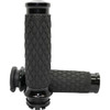 Avon Grips #DIA-65-ANO-FLY - Diamond Contour Grips - Black - TBW