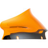 Klock Werks #KWW-01-0661 - Kolor Flare® Windshield - 6" - Orange - '15-'25 FLTR