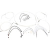 Magnum Shielding #387673 - Sterling Chromite II® Designer Handlebar Installation Kit - 18"-20" - '14-'22 Sportster