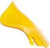 Klock Werks #KWW-01-0696 - Kolor Flare Windshield - 6-1/2" - Yellow - FLH