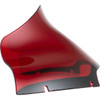 Klock Werks #KWW-01-0670 - Kolor Flare® Windshield - 9" - Red - '15-'25 FLTR