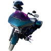 Klock Werks #KWW-01-0673 - Kolor Flare® Windshield - 9" - Purple - '15-'25 FLTR