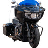 Klock Werks #KWW-04-0623 - Kolor Flare™ Windshield - 8" - Blue - Indian