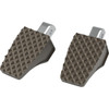 LA Choppers #LA-P100-02Z - County Line Billet Foot Pegs - Rear - Bronze