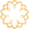 Lyndall Racing Brakes LLC #3-622 - Brake Rotor - Front - 11.8" - Gold