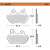 Moto-master #411901-PU - Brake Pads - Sintered Series