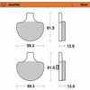 Moto-master #415001-PU - Brake Pads - Sintered Series
