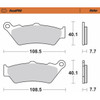 Moto-master #403301-PU - Brake Pads
