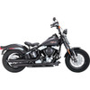 Vance & Hines #46842 - 3" Twin Slash Slip-On Mufflers - Black