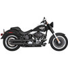 Vance & Hines #46844 - Twin Slash 3" Slip-On Mufflers - Black