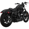 Vance & Hines #46884 - Mini Grenades Exhaust System - Matte Black