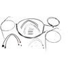 Magnum Shielding #487662 - Black Pearl™ Designer Handlebar Installation Kit - 15"-17" - '14-'22 Sportster