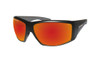 Bomber AH111RM - Ahi Bomb Eyewear Matte Black W/Red Mirror Polarized