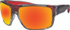 Bomber MA104-RM-RF - Mana Bomb Eyewear Crystal Smoke/Red W/Red Mirror Lens