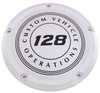 Custom Engraving 128-10-46 - 7   M8 Flt/Flh Derby Cover 128 Cvo Chrome