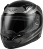 Fly Racing 73-83832X - Revolt Rush Helmet Grey/Black 2x Fly Racing 73-83832X - Revolt Rush Helmet Grey/Black 2x