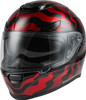 Fly Racing 73-8393M - Sentinel Venom Helmet Red/Black Md