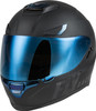 Fly Racing 73-8396L - Sentinel Recon Helmet Matte Black/Blue Chrome Lg