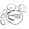 Burly Brand #B30-1290 - Control Kit for Early Touring Bikes with Bagger Bar Handlebars - 13" - Non-Cruise - Black