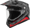 Fly Racing 73-7025XS - Trekker Pulse Helmet Black Camo/Red Xs