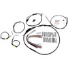 Burly Brand #B30-1294 - Control Kit for Early Touring Bikes with Bagger Bar Handlebars - 13" - Cruise - Black