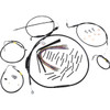 Burly Brand #B30-1295 - Control Kit for Early Touring Bikes with Bagger Bar Handlebars - 15" - Cruise - Black