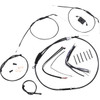 Burly Brand #B30-1229 - Extended Handlebar Cable and Brake Line Kit for Sportsters with ABS - 12" Ape Hanger Handlebars