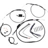Burly Brand #B30-1267 - Extended Handlebar Cable and Brake Line Kit for Sportsters with ABS - 14" T-Bar Handlebars