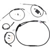 Burly Brand #B30-1271 - Extended Handlebar Cable and Brake Line Kit for Sportsters with ABS - Tracker/Scrambler Handlebars