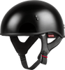 Gmax H145027 - Hh-45 Half Helmet Naked Black Xl Gmax H145027 - Hh-45 Half Helmet Naked Black Xl