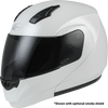 Gmax G104089 - Md-04 Modular Helmet Pearl White 3x