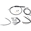 Burly Brand #B30-1246 - Handlebar Cable/Brake Line Kit for Burly Ape Handlebars - 14" Gorilla - FLSL - Black