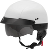 Gmax H1750015 - Hh-75 Half Helmet White Md