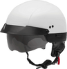 Gmax H1750015 - Hh-75 Half Helmet White Md